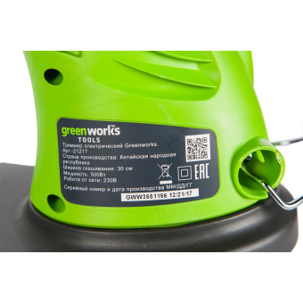 Триммер электрический Greenworks GST5033 Basic  500W 30см 21217