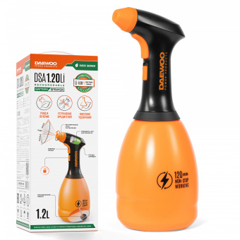 Опрыскиватель аккум. DAEWOO DSA 1.20Li (1,2л., 0,4л/мин, встр.акк.:3,7В, 1,2Ач.) 