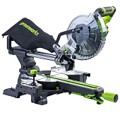 Торцовочная пила Greenworks GD24MS216 б/щ, 4800 об/мин,216x30мм,рез 65х310мм,с 1хАКБ 8Ач  1501707UH