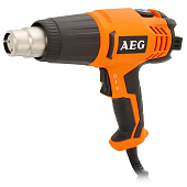 Фен AEG HG600V (Пистолет г\возд,2000Вт,300-500л\м,90-600грС,0.6кг,кор) 441025