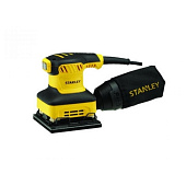 Виброшлиф. машина STANLEY SS24-RU (240 Вт, подошва: 110х104, 14000 кол/мин, шлифлист в компл.,1.1кг)