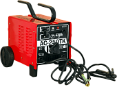 Сварочный трансформатор Elitech AС 250ТК(220/380V,4.2kW,60-250А,2-5мм,24,5кг)+колеса