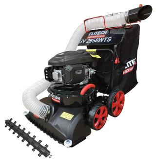 Пылесос воздуходув-измельчитель садовый Elitech HD GV 2958WTS (Loncin,2,9кВт,58см,270км/ч,18м3,135л)