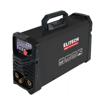 Сварочный инвертор ELITECH HD WM 200 DC PULSE (TIG-DC, импульс, 220В, 6кВт, 6,5кг) 204475