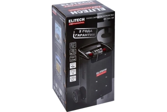 Устройство пуско-зарядн. Elitech EBC 320/180 (12/24В,1.0/6.4кВт,16/30А,а30-500Ач,15.2кг) 206812