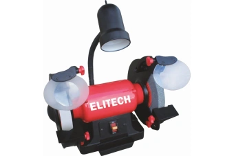 Точило Elitech СТ 3015С (300Вт,2980об/мин,шлиф.круг-150х32х20мм,8кг,лампа)(E2013.008.00)