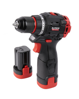 Шуруповерт аккум. Elitech HD CD 16 L2 (б/щет.16В,2х2.0Ач,Li-ion,БЗП-10мм,0-450\1700об\м,55Нм,чем)