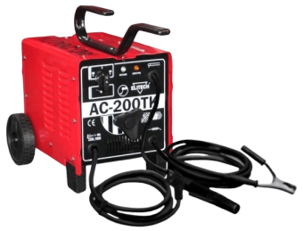 Сварочный трансформатор Elitech AС 200ТК(220/380V,3.5kW,60-200А,2-4мм,22,5кг)+колеса
