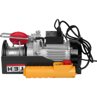 Таль электрическая TEH TTL500 (800Вт, 250/500кг, трос 12м, до 500кг на высоту до 6м, диам. троса 4мм