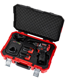 Шуруповерт аккум. Elitech HD CD 12 L2 (б/щет.12В,2х2.0Ач,Li-ion,БЗП-10мм,0-450/1600об/м,40Нм,чем,)