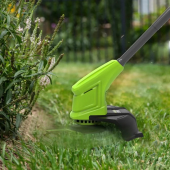 Триммер аккум. Greenworks G24LT251 (25см, 1АКБ*2,0Ач и ЗУ) 2113307SA