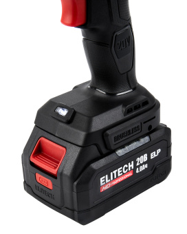 Шуруповерт аккум. Elitech HD CD 20 BL2 (удар.20В,1х4.0Ач,ELP,БЗП-13мм,0-550\1600об\м,130Нм,1,4кг)