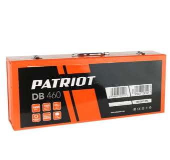 Молоток отбойный PATRIOT DB460 (1600Вт, 45Дж, 1500уд/мин, 1 зубило, кейс) 140301375