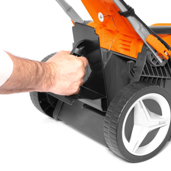 Газонокосилка эл. DAEWOO DLM 1900E (1800Вт, 38см, травосборн. 45л., 25-75мм,  11,4кг)