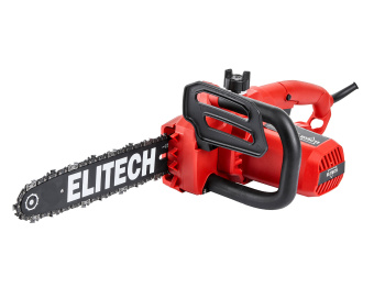 Электропила Elitech ДМ ПЭ 142ПО (1400Вт,шина30см,шаг3/8",паз1.3мм,4,8кг,поперечное распол. дв-ля) 