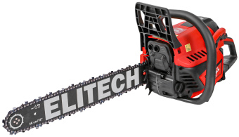 Бензопила Elitech ПБ 5833C (58см3,2.4кВт\3.3л.с.,шина46см,3200-12000об\мин,шаг-0.325",паз-1.3мм)