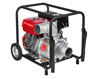 Мотопомпа Elitech МБ 1000 Д100 ГК (4-такт,15л.с.,1080л\мин,выс-20м,гл-7м,т\бак-6л, д.100мм, 54кг)