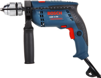 Дрель Bosch GSB 13 RE (600Вт,БЗП-13мм,0-2800об\м,1,8кг,кор)   0601217100