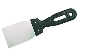 Шпатель 100 мм нерж. пласт. ручка Top Tools 7481