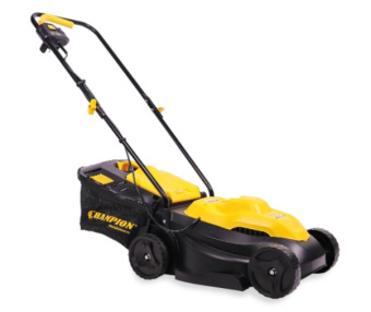 Газонокосилка эл. CHAMPION EM3411 (1,0 кВт, шир.32 см 25-65 мм, 6.4кг, пласт+ткань 30л.)