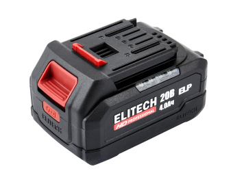 Аккумулятор Elitech RCB 2040S(ELP,20В,4.0Ач,Slider,HD Professional)(E0911.091.00) 205871