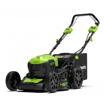 Газонокосилка аккум. Greenworks GD40LM46SP(40V,46см,самоход,,бесщет,1хАКБ 8Ач иЗУ)2506807UH