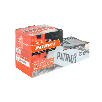 Электропила PATRIOT ESP 2418 (2400Вт, 18'/45см, 3/8, 1,3мм, 62зв, плавный пуск) 220301560