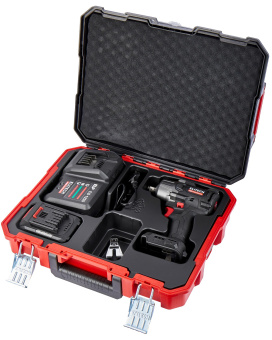 Гайковерт Elitech HD CW2009SL (ударн.,20В,1х4.0Ач,ELP,0-2400у\м,900Нм,кв 1\2",2.2кг,ч,М12-М24,чем