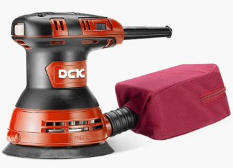Эксцентриковая шлифмашина DCK KSA 125 (300Вт, 125мм. регул. об. 4000-12000, амл 3,5мм)