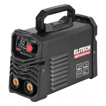 Сварочный инвертор ELITECH HD WM 220 PULSE (импульс,110-275В,6.9кВт,10-220А,ПВ=220А/80%, 4.0кг)