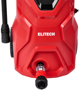 Мойка ELITECH М 1600 РП (1600Вт,140бар,6л\мин,пеноген.-0.35л,9.6кг,самовсасывающая,колеса,аксесс.) 